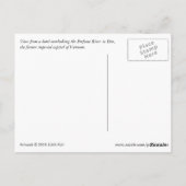 香水の川に沿って ポストカード (裏面)