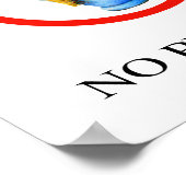 香水の標識なし、手書き ポスター (角)