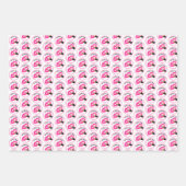 香水をかわいいパタガーリーーンに ラッピングペーパーシート (正面3)