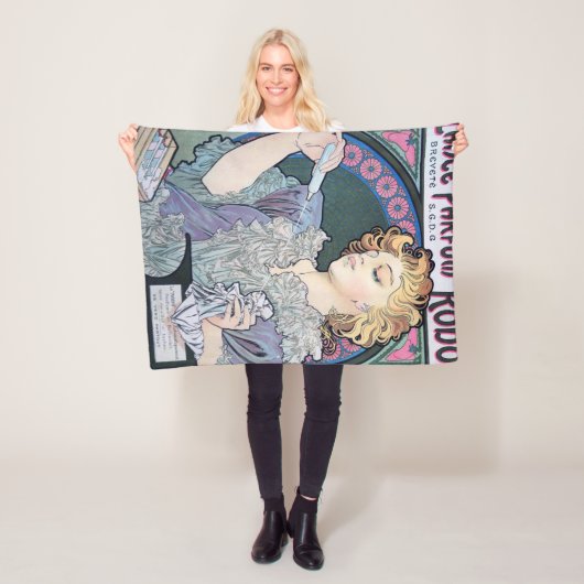 香水アルフォンスミュシャ フリースブランケット (インサイチュ)