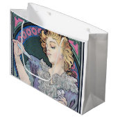 香水アルフォンスミュシャ ラージペーパーバッグ (正面アングル)