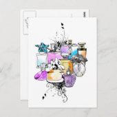 香水アート ポストカード (正面/裏面)