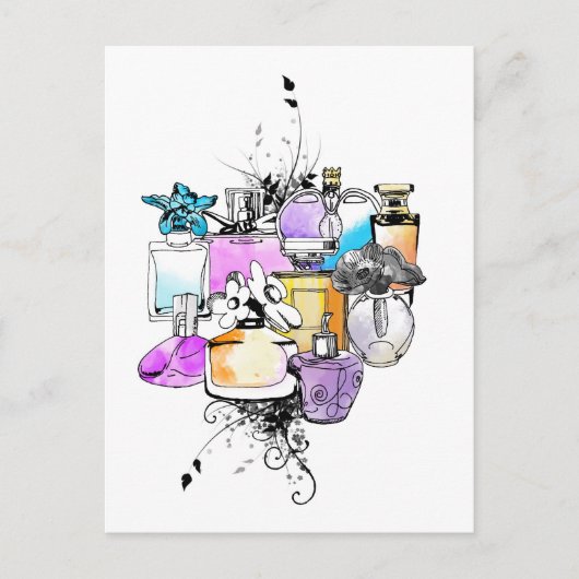 香水アート ポストカード (正面)