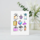 香水アート ポストカード (スタンド正面)