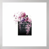 香水イラストレーション ポスター (正面)