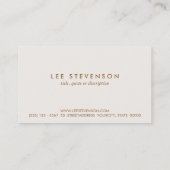 香水エレガント名刺 名刺 (裏面)