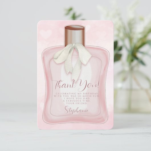 香水グラムパーティー 招待状 (スタンド正面)