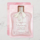 香水グラムパーティー 招待状 (正面/裏面)