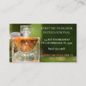 香水デザイナーストア香水ボトル 名刺 (正面)