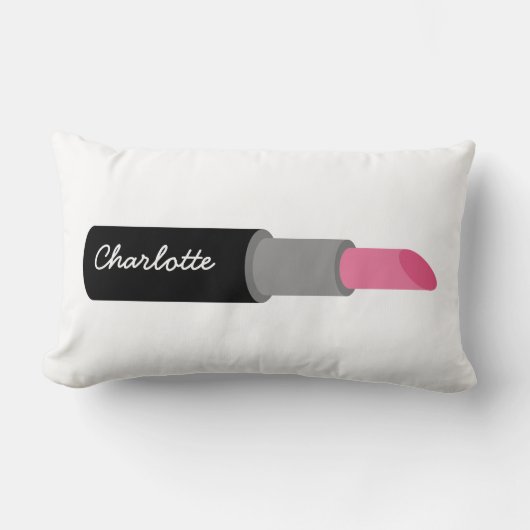 香水パーズサングラス&口紅ピロー ランバークッション (正面)