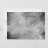 香水ビクトリアンボトルとバラ |卒業 招待状 (裏面)