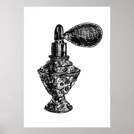 香水ファッションスケッチ ポスター