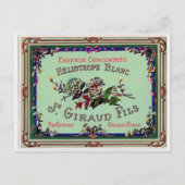 香水フランスの広告 ポストカード (正面)