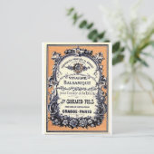 香水フランスの広告 ポストカード (スタンド正面)