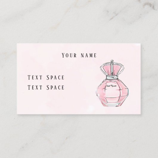 香水ブティック 名刺 (裏面)