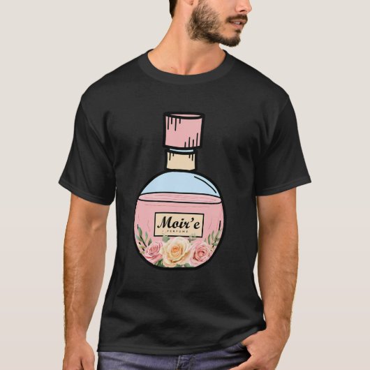 香水ボトルアロマアロマコロジーパーマー Tシャツ (正面)