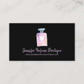 香水ボトルエッセンシャル油アロマセラフィー 名刺 (正面)