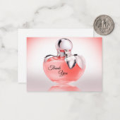 香水ボトルサンキューカード ノートカード (正面/裏面インサイチュ)