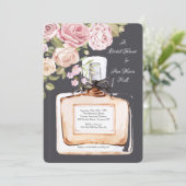 香水ボトルシャワー 招待状 (スタンド正面)