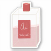 香水ボトルステッカー – かわいい香りデカール シール (正面)