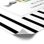 香水ボトルパーソナライズされたズ結婚 ポスター (角)