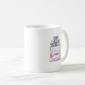 香水ボトルファッション水カラーイラストレーション コーヒーマグカップ (正面右)