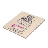 香水ボトルファッション水カラーイラストレーション タイル (側面)