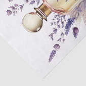 香水ボトル及びゴージャスなラベンダーフラワースプレー 薄葉紙 (詳細)