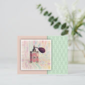 香水ボトル葉書 ポストカード (スタンド正面)