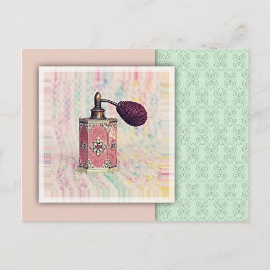 香水ボトル葉書 ポストカード (正面)