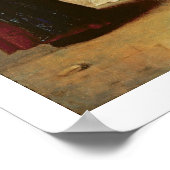 香水売り手(キャンバス上の油)(166068参照) ポスター (角)