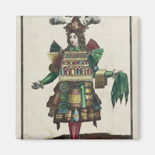 香水師の衣装 マグネット (正面)