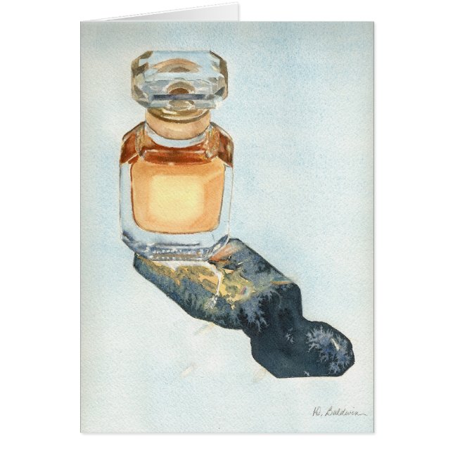香水瓶カード (正面)