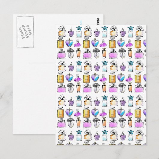 香水芸術 ポストカード (正面/裏面)