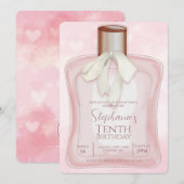 香水 グラムパーティー 招待状 (正面/裏面)