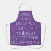 香水，ショップ，グラス，香り，眼鏡 エプロン (正面)