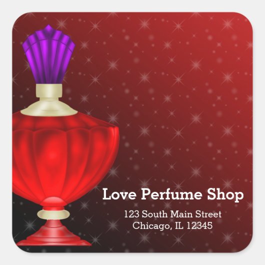 香水 スクエアシール (正面)