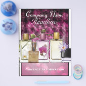 香水&フレグランスマーケティングフライヤーテンプレート チラシ (シングル)