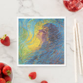 香水(女性ポートレート) (by Luigi Russolo) スタンダードランチョンナプキン (インサイチュ)
