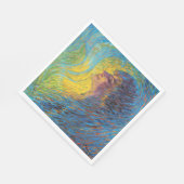 香水(女性ポートレート) (by Luigi Russolo) スタンダードランチョンナプキン (角)