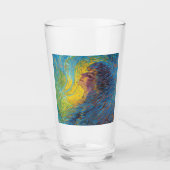 香水(女性ポートレート) (by Luigi Russolo) タンブラーグラス (正面)