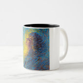 香水(女性ポートレート) (by Luigi Russolo) ツートーンマグカップ (正面右)
