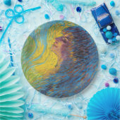 香水(女性ポートレート) (by Luigi Russolo) ペーパープレート (パーティー)