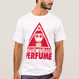 香水Gasmask (1面) Tシャツ