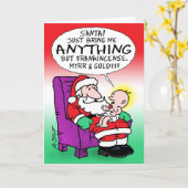 香油・没薬・金ぴか！ - カード (黄色い花)