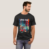 香港のお土産Hong Kong At Night Tシャツ (正面フル)
