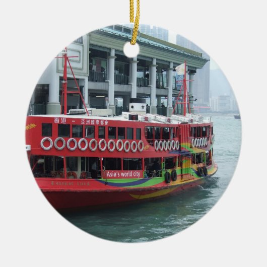 香港のオーナメント セラミックオーナメント (正面)