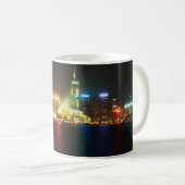香港のクリスマスの照明 コーヒーマグカップ (正面右)