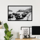 香港のサンパン1906 ポスター (ホームオフィス)