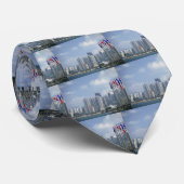 香港のスカイライン ネクタイ (ロール)